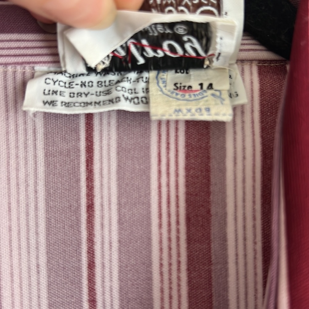 1970’s polyester button down - Picture 3 of 5